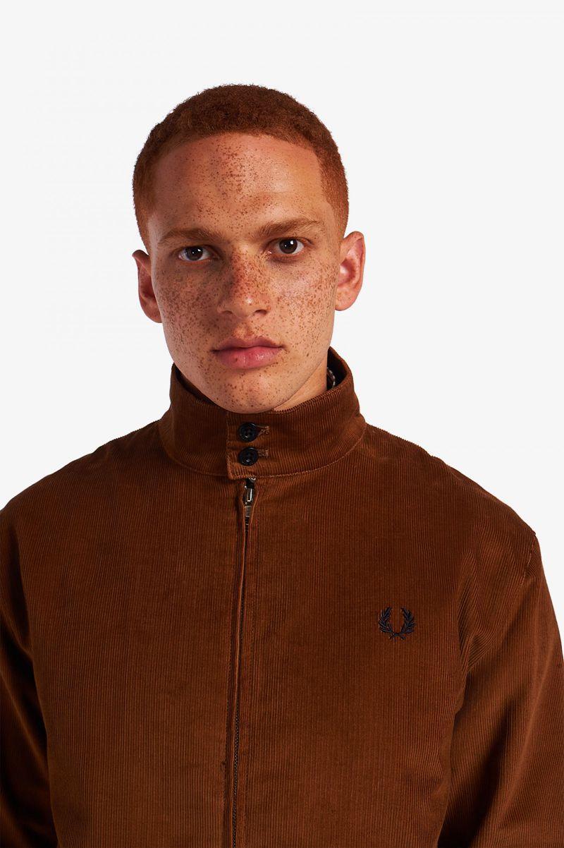 Brown Fred Perry J2847 Men's Jackets | PH 1201AHKP